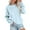 11# Light Blue, variant on Crewneck Sweatshirts Women Long Sleeve Crew neck Sweatshirt Cute Pullover Tops Lightweight Fall Winter Outfits 2025 Red M