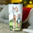 thumbnail image 4 of Golf Tumbler with Lid Double Wall Tumbler 20oz Travel Coffee Mug, Golfer Nutrition Facts Gifts For Dad Husband From Daughter Son, Golf Tumbler for Men Women, 4 of 5