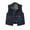 Blue-b, variant on Women's Vintage Lapel Sleeveless Denim Vest Button Front Jean Waistcoat Outwear Jackets with Pockets Blue XXL