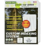 Kleer-Fax, KLF23055, Custom Indexing System, 5 / Pack