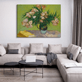 thumbnail image 3 of Rosework Framed Canvas Wall Art, 20x30 Inch, Flowers On Table, Made In USA, 3 of 6