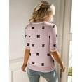 thumbnail image 3 of Zeagoo Womens Summer Sweater Short Sleeve Crew Neck Loose Fit Soft Lightweight Casual Pullover Tops Trendy Outfits, 3 of 4