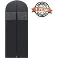 thumbnail image 5 of Plixio 60" Black Garment Bags Suit Bag for Hanging Clothes, Travel & Clothing Storage for Dresses, Suits - Closet Organizer, 5 of 5