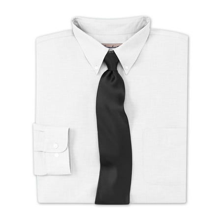 Men's Big & Tall Gold Series Neck-Relaxer Oxford Dress Shirt