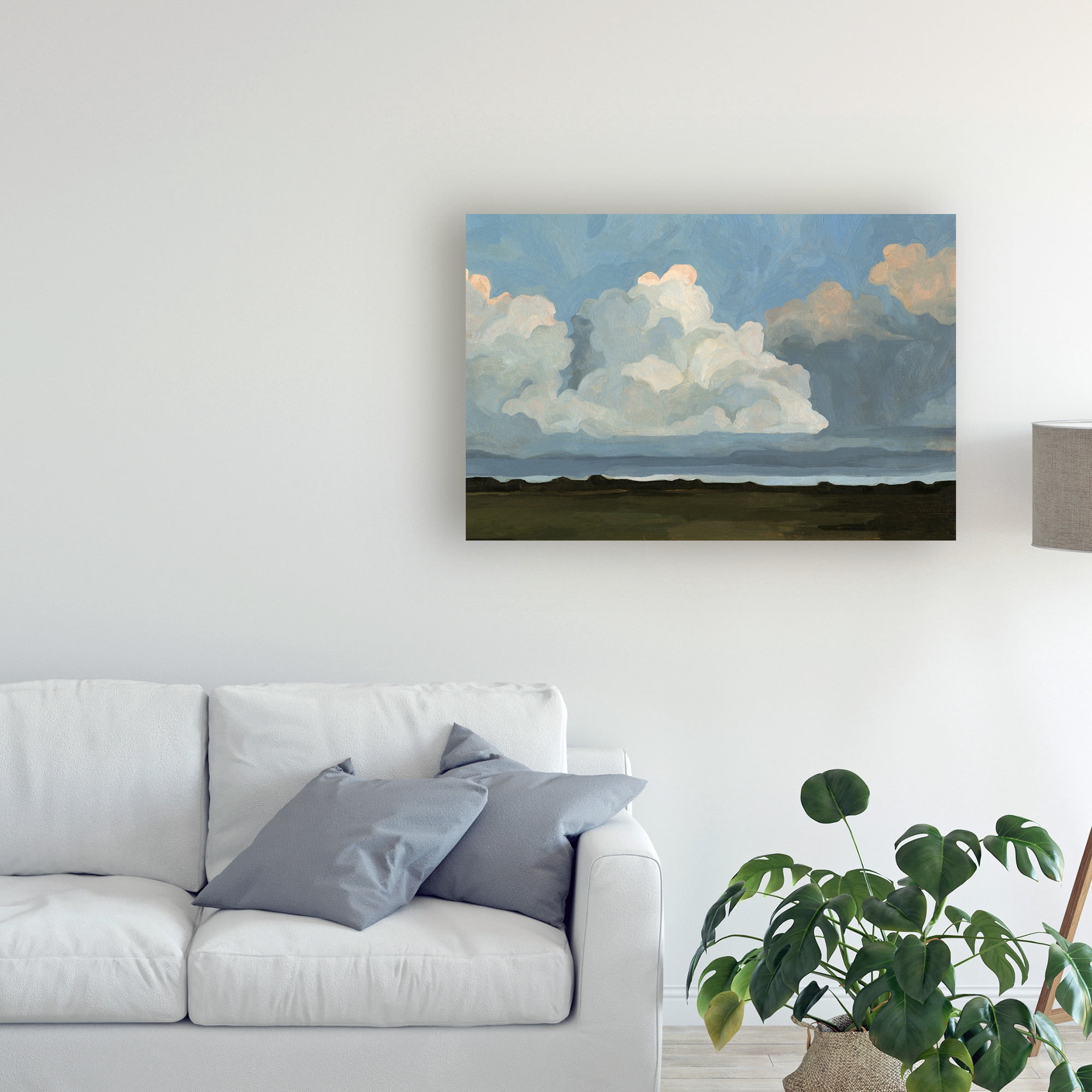 Trademark Fine Art 'Cloudscape I' Canvas Art by Emma Scarvey