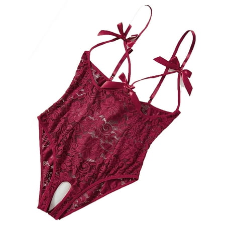 

Teddies Burgundy Plus Size Sexy Lingerie (Women s)