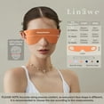 thumbnail image 6 of Linawe Sleeping Mask Sleep Mask Eye Masks for Sleep, Blindfolds for Adults Eye Covers Deep Sleep, Silk Eyemask Night Mask Light Blocking Travel Flight Essentials Relaxation Gifts, 6 of 6