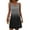 Dark Gray, variant on Women's Ombre Gradient V-Neck Sleeveless Sundress Solid Color Summer Casual Dress with Ruffled Hem for City Walks,Pink 2XL