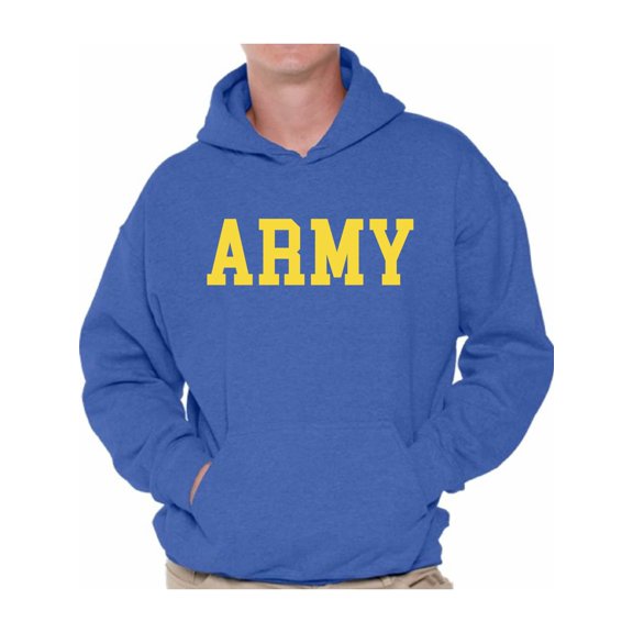 Awkward Styles Army Hooded Sweatshirt for Men Army Sweater Hooded Men's Army Hoodie Military Gifts for Him Millitary Hoodie Sweater for Men