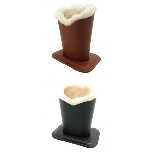 2 soporte anteojos de felpa antiarañazos, estuche protector para anteojos, negro y amarillo Zulema Soporte para anteojos con forro de felpa.