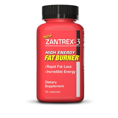 ZANTREX-3 High Energy Fat Burner - Supplementary Diet Pills that Provide High Amounts of Energy, Extreme Fat Burning, and Aid in Losing Body Fat, (56 (Best Body Fat Burner)