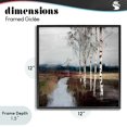thumbnail image 4 of Stupell Industries Transitional Birch Creek River Black Framed Giclee Art, 12 x 12, by Kim Curinga, 4 of 8