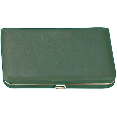 Royce Leather Slim Framed Business Card Case Wallet in Genuine Leather