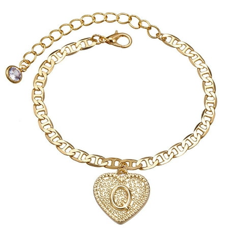 

Danhjin Ankle Bracelets for Women European And American Beach Style 26 English Letters Love Anklet Jewelry Anklet Ankle Bracelet Foot Chain Accessories Foot Jewelry for Women and Girls - Clearance