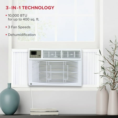 RCA 10000 BTU Window Air Conditioner with Electronic Controls - White