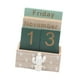 thumbnail image 4 of Calendario de escritorio con bloques de madera, calendario perpetuo, regalo de madera, escritorio de oficina de pie Cactus, 4 of 9