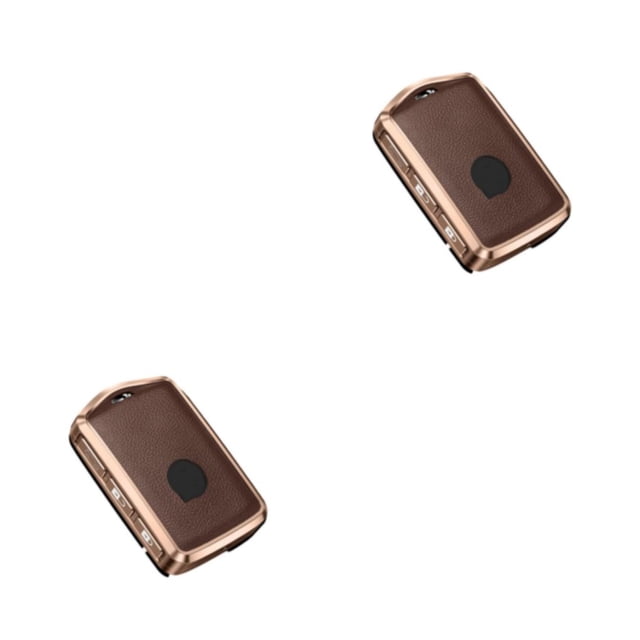 Speravity Estuche de cuero para llave de 3 botones para automóvil Protector de cubierta para llaves de vehículo Automóvil Type2 NO2
