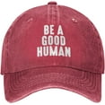 thumbnail image 7 of Hat Be A Good Human Cowboy hat Men Baseball Cap Women Trucker Hat Golf Dad Cap Fishing hat Black, 7 of 7