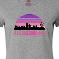 thumbnail image 4 of Inktastic Albuquerque New Mexico Retro Sunset Skyline Women's T-Shirt, 4 of 5