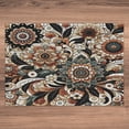 thumbnail image 5 of Ambesonne Boho Floral Jigsaw Puzzle, Jumble Flowery Mandala, Heirloom-Quality Fun Activity for Family Durable Cardboard, 1000 pcs, Grey Teal Paprika Beige, 5 of 5