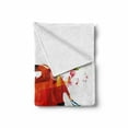 thumbnail image 2 of Abstract Soft Flannel Fleece Throw Blanket, Safari Wild Life Animal with Colorful Print on Buuterflies Art, Cozy Plush for Indoor and Outdoor Use, 50" x 70", Multicolor, by Ambesonne, 2 of 6