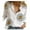 A, variant on Ichuanyi Womens Fall Tops, Womens Loose Daisy Printing Long Shirt Cotton Ladies Casual Tops T-Shirt Blouse