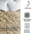 thumbnail image 6 of Southshore Fine Living, Inc. California/King Comforter, Fluffy Down Alternative Comforter, Soft Sand, 6 of 9