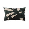 thumbnail image 5 of Plutus Brands Green Plutus Palm Floral Luxury Throw Pillow 20 in x 30in, Double Sided 20" x 30" Queen, 5 of 9
