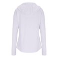 thumbnail image 4 of Nooxsoe Womens Sun Protection Hoodies Hiking Running Athletic Jacket Zip Hoodie Jacket Zip Pockets Full Zip Hood Thumbholes Shirts for Hiking Running Athletic Jacket Woman Cardigan A2-purple L, 4 of 6