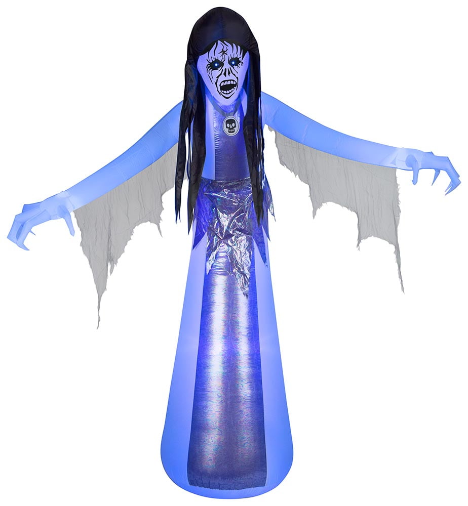 10' Gemmy Airblown Animated Inflatable Lightshow Short Circuit Female