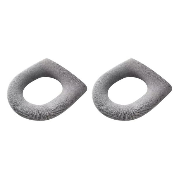 Cubierta de Asiento de Inodoro de Invierno Cateissary Gris Tipo 1 2Conjunto