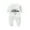 B-White, variant on Valentine's Day Baby Jumpsuit Newborn Baby Clothes Girls Boys Long Sleeve Heart Print Fall Winter Romper One Piece Outfits White