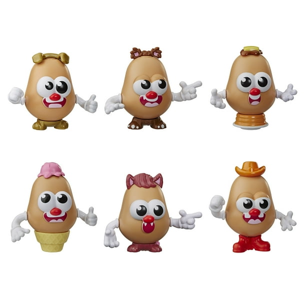 Mr Potato Head Tots Multi Pack Bundle Pack Of 6 Potato Head Tots Includes Accessories Walmart Com Walmart Com