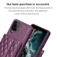 thumbnail image 4 of ELEHOLD for Samsung Galaxy A12 Case Wallet with Credit Card Holder Crossbody Lanyard, Soft PU Leather Magnetic Flip Folio Purse Case, Purple, 4 of 6
