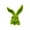 Green, variant on Costeam Easter Flocked Rabbit Decorative Figurine，Soft Velvety Ornament for Home Tabletop and Holiday Display