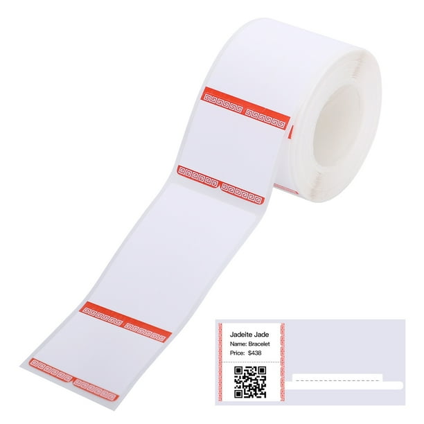 Jewelry Label Price Thermal Printing Sticker Paper Self-Adhesive Waterproof Oil-Proof Tear Resistant Label Tape for DP23 Series Thermal Printer Label ...