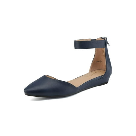 

Women‘s Low Wedge Ankle Strap Flats Shoes Women‘s Footwear