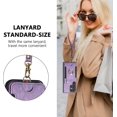 thumbnail image 7 of Phone Case for Samsung Galaxy S23 Ultra 5G Wallet Cover with Screen Protector and Wrist Strap Lanyard RFID Credit Card Holder Ring Stand Cell Accessories S23Ultra 23S S 23 23Ultra 6.8 inch Men Purple, 7 of 7