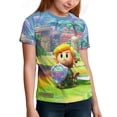 thumbnail image 6 of The Legend of Zelda Kid's T-Shirt Short Sleeve T-Shirt Tops Summer Tee Shirt for Boys Girls 150CM, 6 of 8