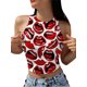 thumbnail image 1 of Txlixc Camisole sin mangas para mujeres recorta chalecos con estampado de patrón estético de moda y recorta chalecos de camuflaje de verano Txlixc moda, 1 of 9