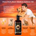 Paws PerX PremiumPure Salmon AIF4 Oil; Natural Caught Fish Dogs & Cats