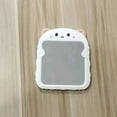 thumbnail image 4 of Foldable Cat-Ear Makeup Mirror  Cute Animal Design  Polished Plastic Frame  Multi-Color  Compact Desktop  Durable Cartoon Mirror, 4 of 7