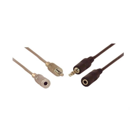 IEC M7412-35 3.5mm Stereo Extension Cable - 35 Foot Molded