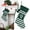AL, variant on 20 Inches Initial Monogram Embroidered Christmas Stocking Striped Knitted Christmas Decorations Stocking Red White Green Letter Stockings For Family Holiday And Xmas Tree,Boho Wall Hanging