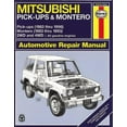 thumbnail image 1 of Mitsubishi Pick-Ups (1983-1996) et Montero (1983-1993) Manuel de Réparation Automobile (Manuels de Réparation Automobile Haynes), 1 of 3