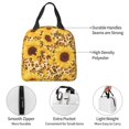 thumbnail image 4 of Vsdgher Abstract Leopard Print Sunflower Lunch Bag, Lunch Box for Women Adult Men, Lunch Tote Insulated Cooler Lunch Container for Work/Office/Picnic/Travel, 4 of 8