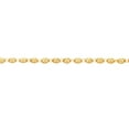 thumbnail image 2 of JewelStop 14k Yellow Gold 2.9 mm Puffed Link Bracelet, Lobster Claw Clasp - 6 Inches, 3.9gr., 2 of 7
