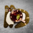 thumbnail image 1 of Oleegame 1PC Glass Bottle Cute Handmade Cartoon Cup Holder Exquisite Shape Super Soft Animal Modeling Table Pad Decorative Cup Mat For Home, 1 of 9