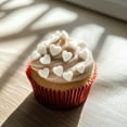 thumbnail image 3 of Krazy Sprinkles - Edible White Pearl Hearts Shapes - Bold Cake Decoration, 1LB Bag, 3 of 5