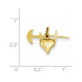 thumbnail image 3 of Primal Gold 14K Yellow Gold 3D Faith, Hope And Charity Charm, 3 of 7
